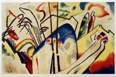 Compositie IV door Wassily Kandinsky